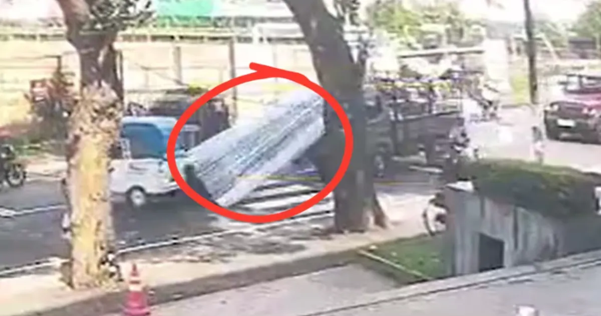 Kerala Biker Killed After Iron Rods Fall Off Moving Van
