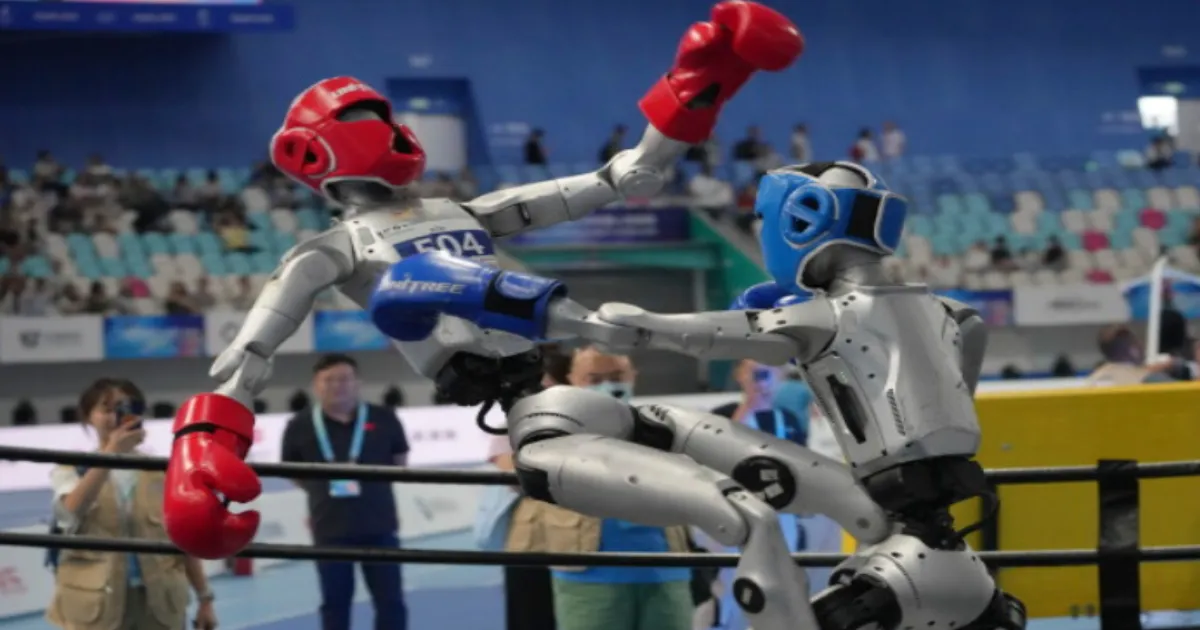 China's Humanoid Robots Now Compete in Sports and Handle Chores
