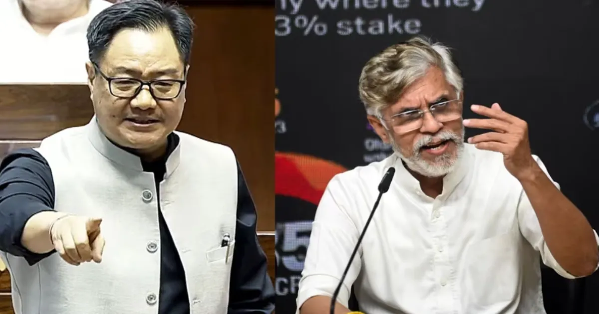 Kiren Rijiju Alleges Rahul Gandhi Directed Khera's Charges Against Himanta Sarma