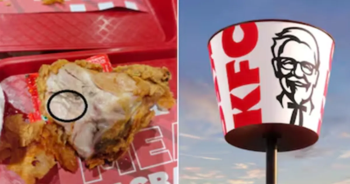 Customer Claims Maggot Found in KFC Chicken, Company Responds Publicly