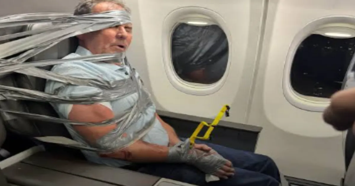 American Airlines Passenger Restrained With Duct Tape, Arrested After Violent Midair Outburst