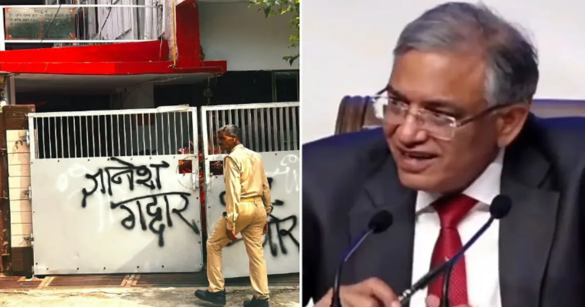 Attempt to Murder Charge on Congress Workers Over Paint Slogans at CEC Gyanesh Kumar's Agra Home