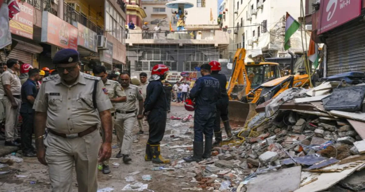 Father Dies, Son Injured as Two-Storey House Comes Crashing Down in West Delhi