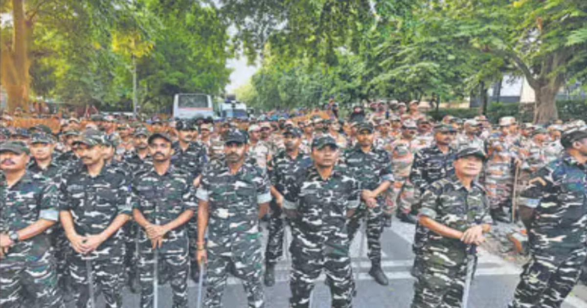 Delhi Police Deploy 5,000 Personnel, Barricade Roads Ahead of INDIA Bloc Protest