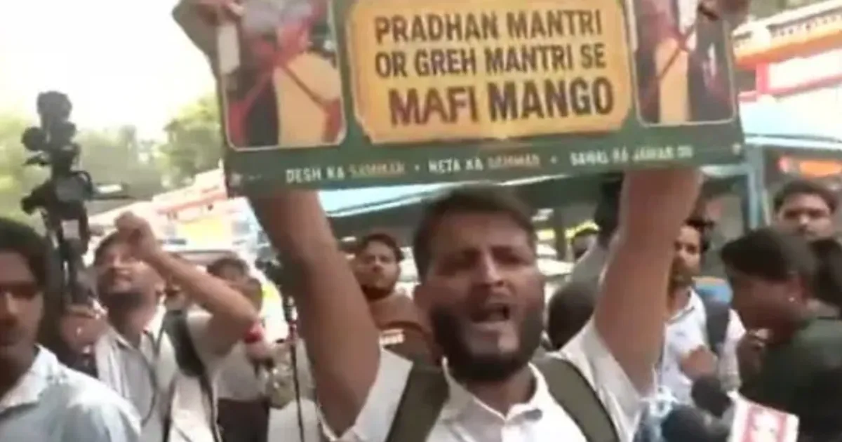 Delhi Police Register FIR After Fahim Nazir Alleges Assault at INDIA Bloc Protest