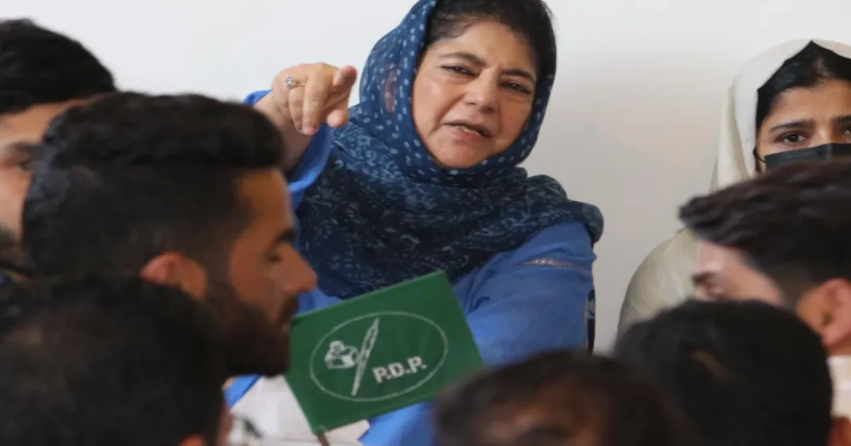 Mehbooba Mufti Criticises Centre Over Eviction Notice to 120-Year-Old Mosque