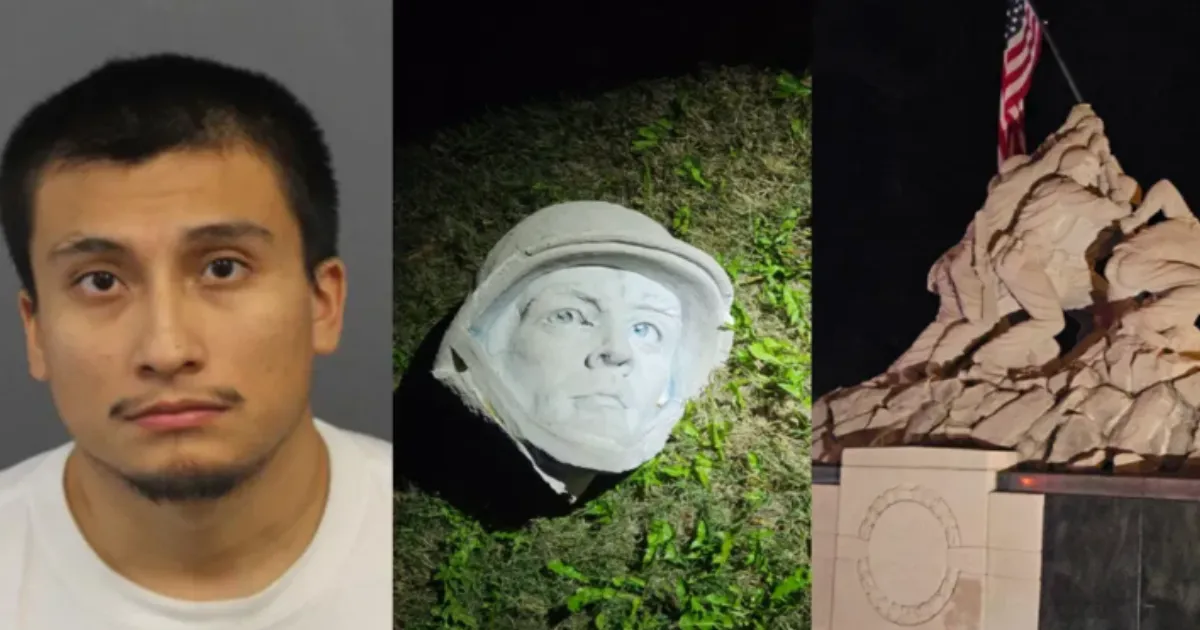 Man Arrested at Quantico for Allegedly Attacking Iwo Jima Replica With Sledgehammer