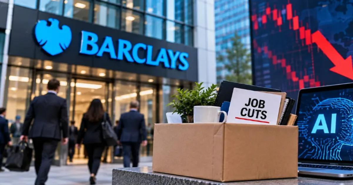 Barclays Plans 5,000 Job Cuts Amid AI Push