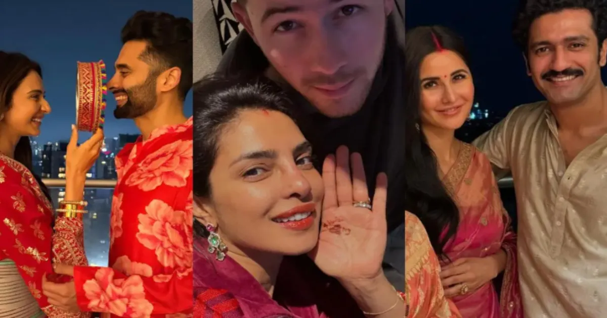Priyanka Chopra, Bollywood Celebrate Karwa Chauth at Anil Kapoor’s Home