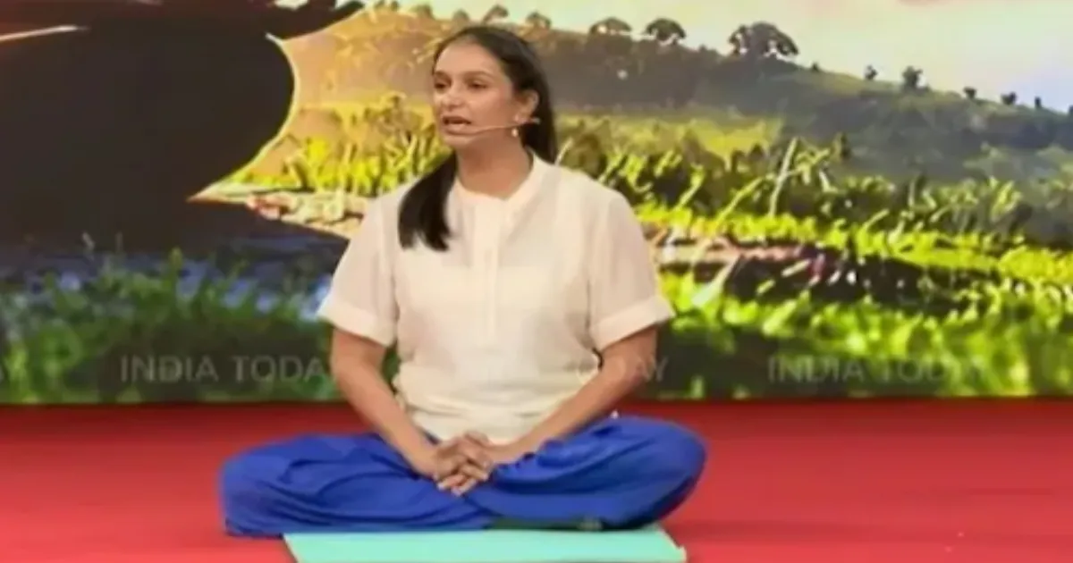 Photo: indianwitness.com Yoga helps manage PCOS, says Ira Trivedi