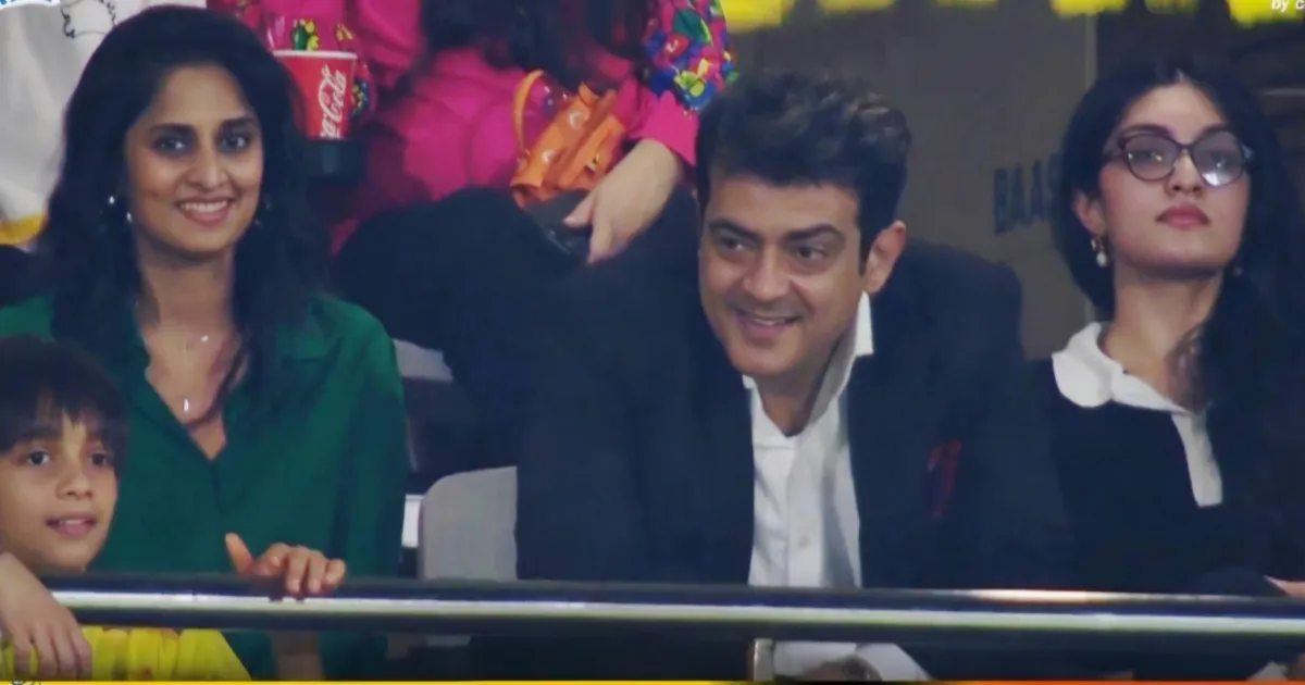 ajith-kumar-cheers-for-dhoni-and-csk-in-family-outing-a