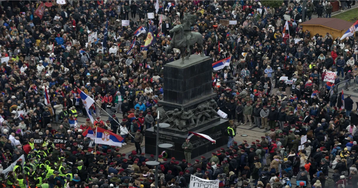 SERBIA ERUPTS IN PROTESTS!! Students Take To The Streets