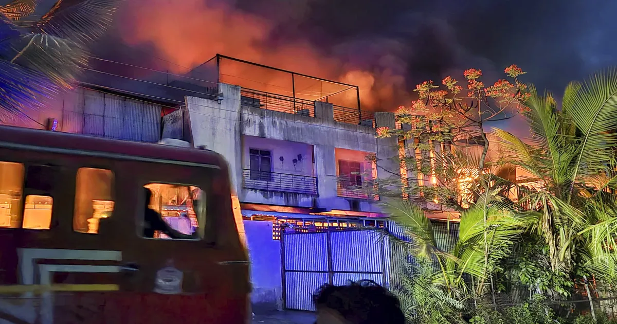 Tragic Fire at Solapur Factory Claims Eight Lives, Including Child and Owner