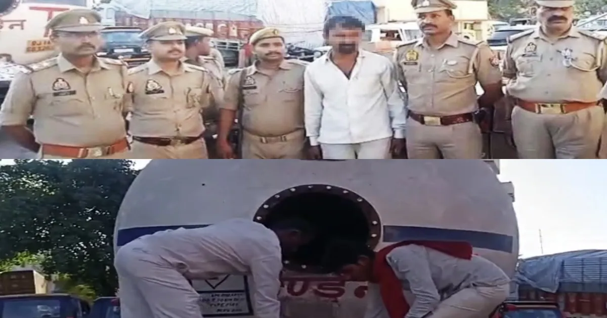 80,000 Litres of Secret Booze in Gas Tanker! Blockbuster Bust in Sonbhadra