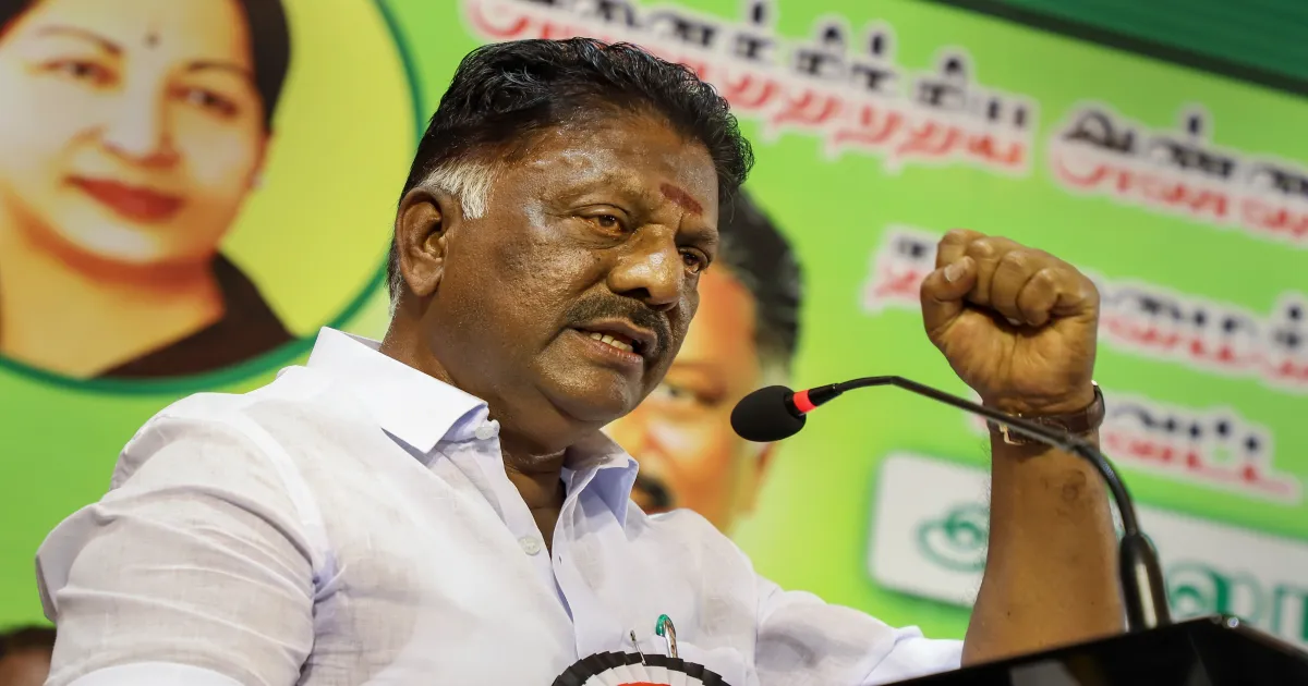 O Panneerselvam Ditches NDA in Bold Political Move