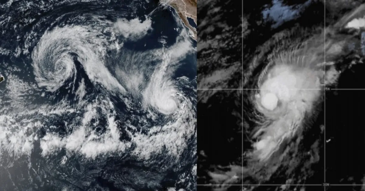 Double Trouble: Twin Storms Rage in Pacific, Atlantic