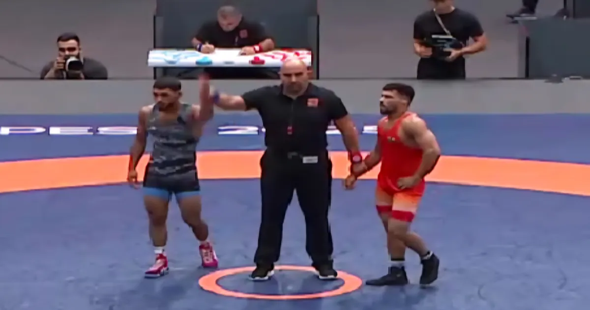 Sumit Wins Silver Medal! Indian Greco-Roman Wrestlers Shine at Budapest