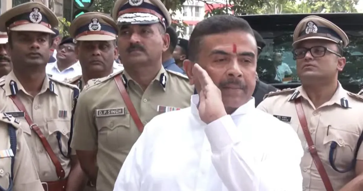 Suvendu Adhikari Declares Zero Tolerance After Kolkata Stone-Pelting Incident