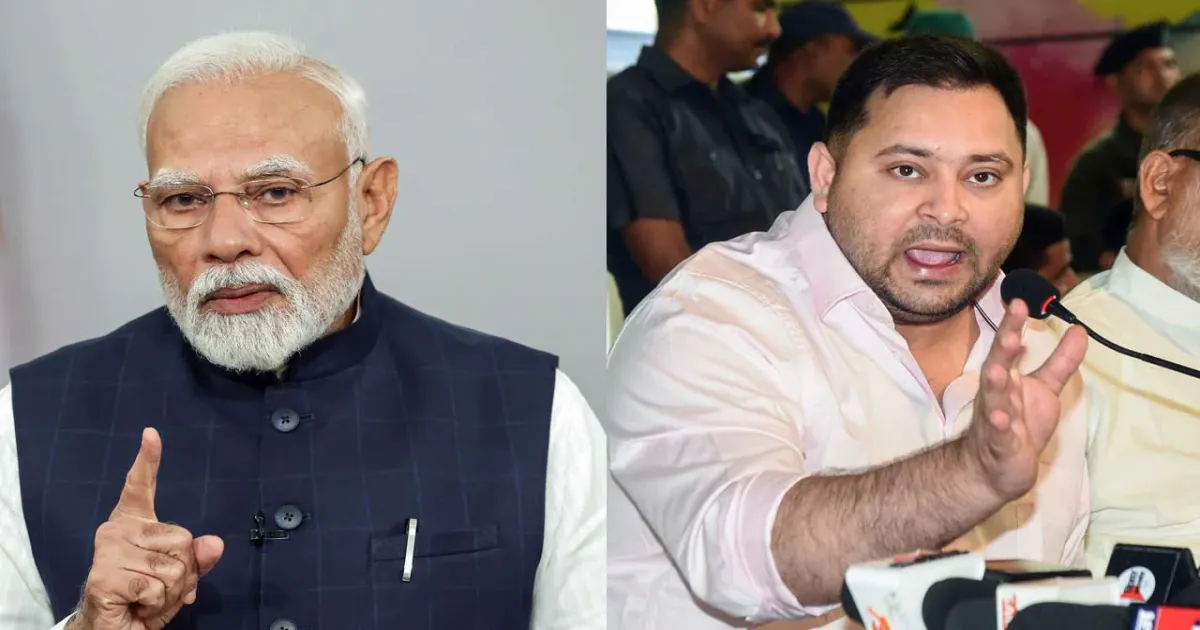 Tejashwi Yadav Pledges Corruption-Free Bihar, Hits Back at PM Modi’s ‘Jungle Raj’ Remark