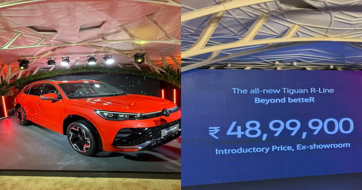 Volkswagen Tiguan R-Line Launched in India at Rs 48.99 Lakh