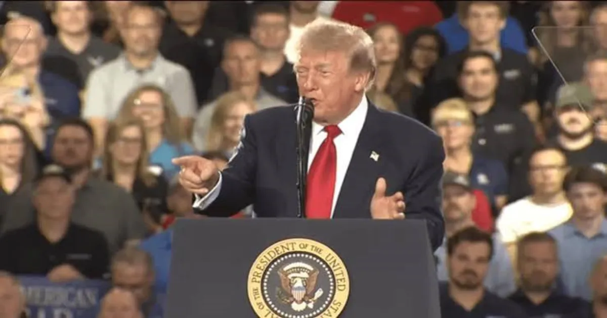 Trump Promotes America First Agenda While Defending Tariffs During Michigan Campaign Stop