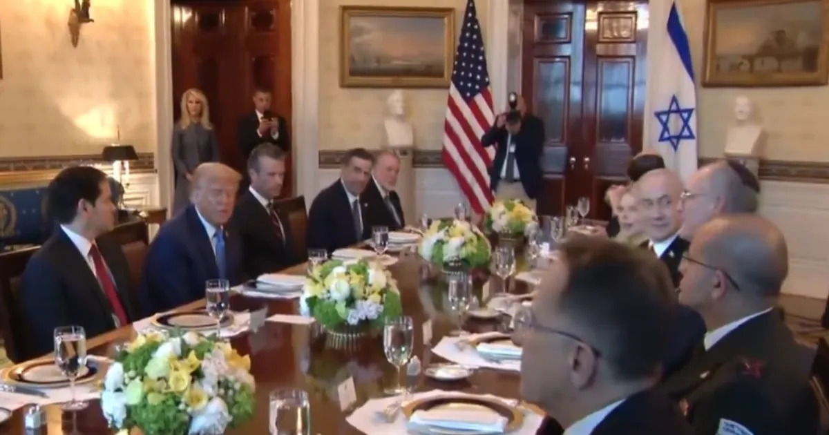Netanyahu Nominates Donald Trump for the Nobel Peace Prize during White House Dinner