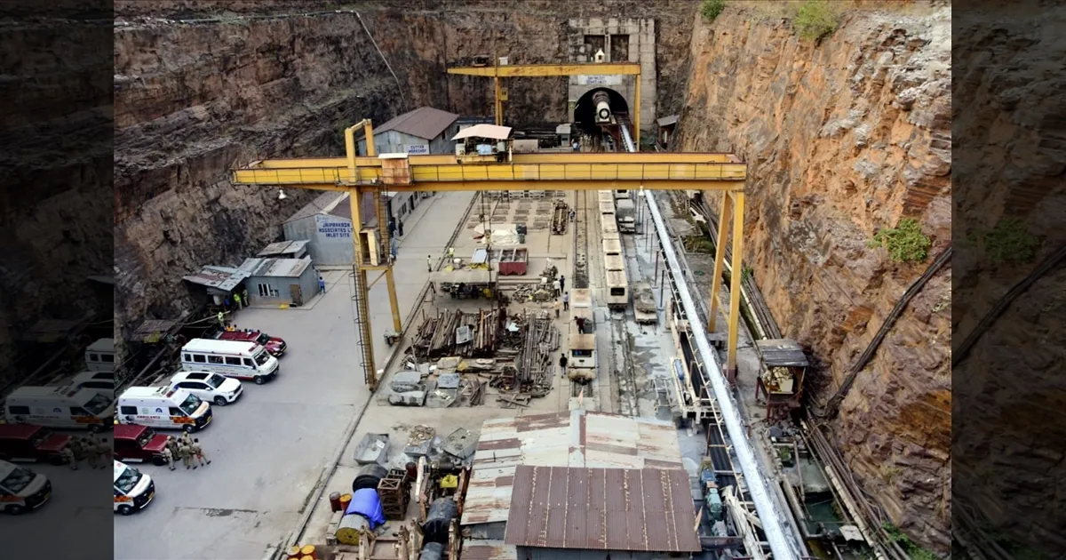 Rescue Efforts Intensified at Telangana Tunnel Collapse Site