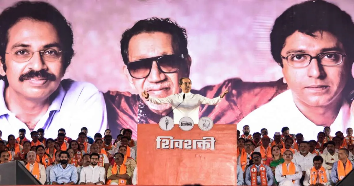 Thackeray And Shinde Camps Lock Horns In Shiv Sena Foundation Day Showdown