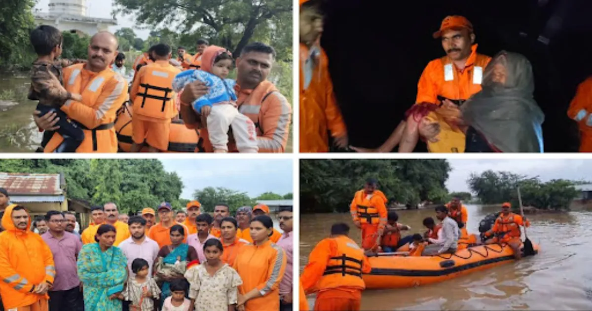 NDRF-Army Joint Effort: Helicopters and Boats Rescue 53 in Maharashtra Flood Disaster