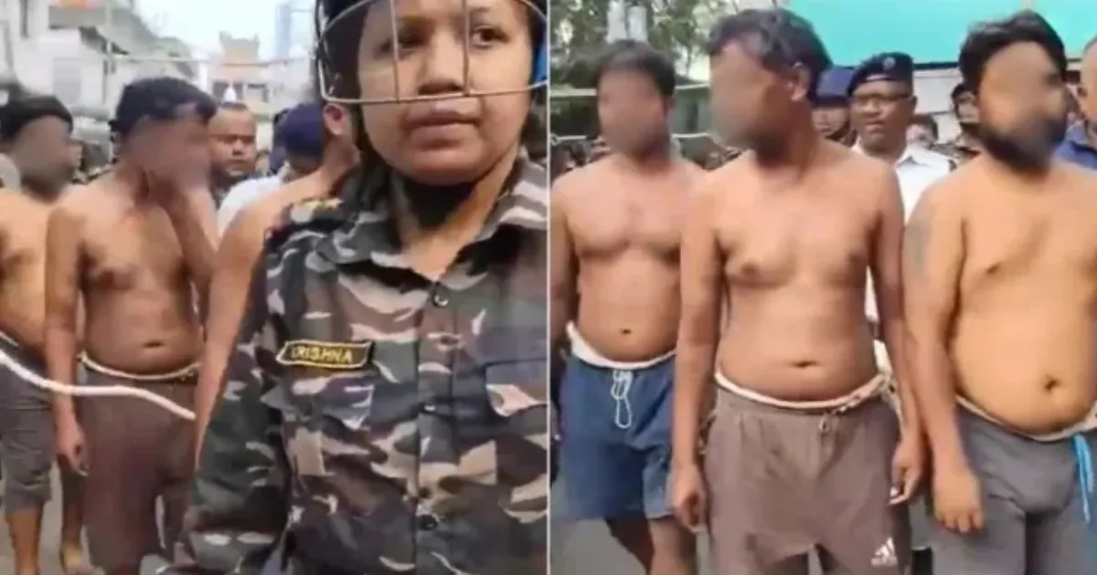 Kolkata Police Parade Three Accused Bare-Chested After Teenager And Father’s Public Humiliation