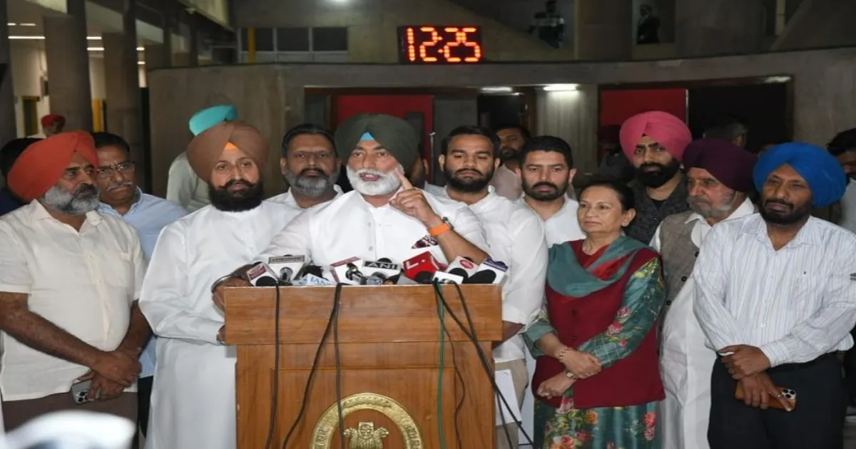 Punjab Assembly Erupts Over Abohar Murder, Congress MLAs Walk Out