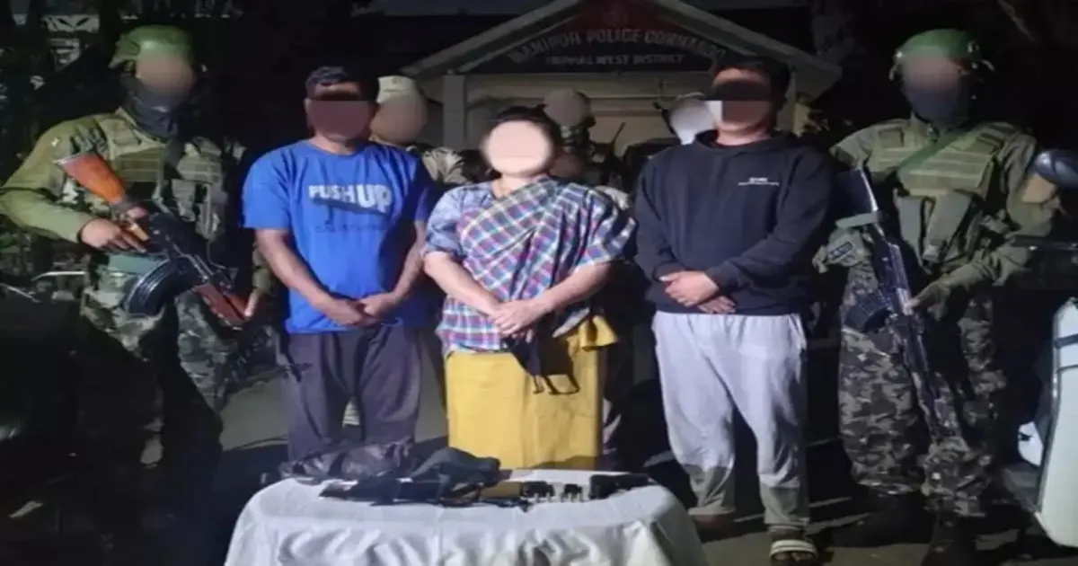 Manipur Crackdown: Three Militants Nabbed in Raids