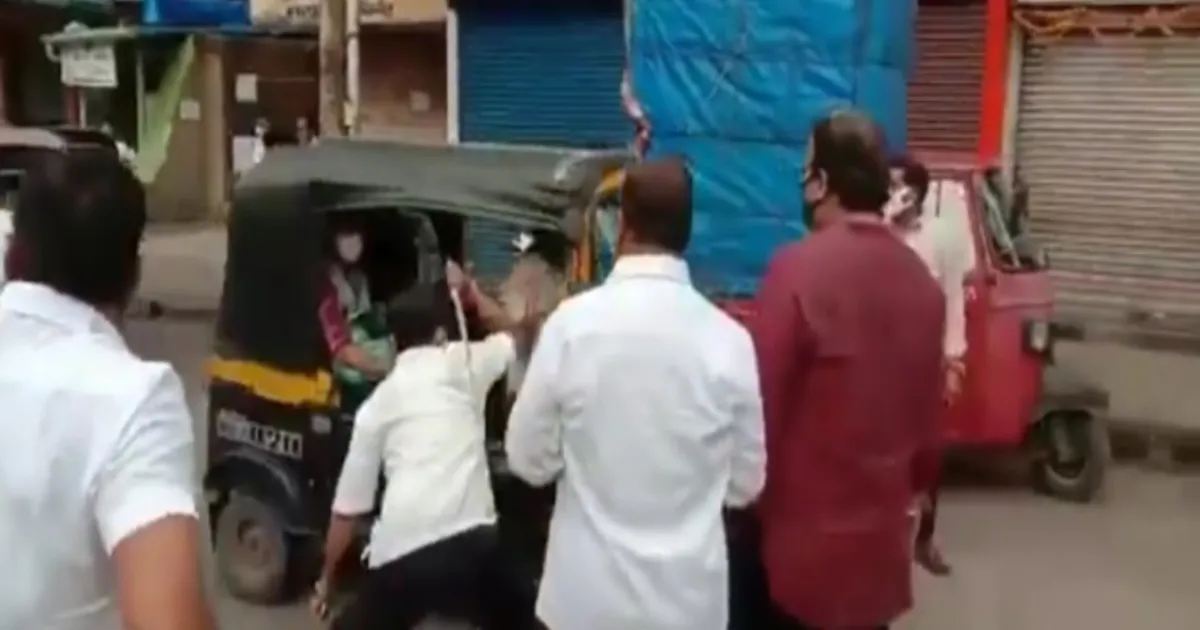 Shiv Sena (UBT) Workers Thrash Auto Driver Over Anti-Marathi Remarks