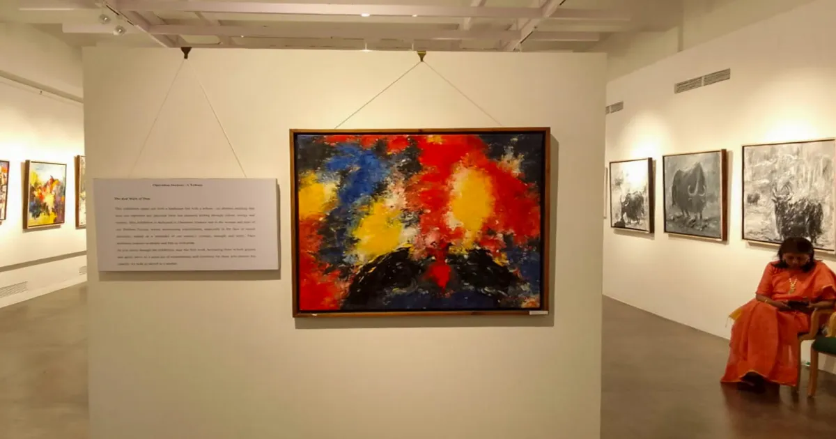 Artist’s Vibrant Tribute to Operation Sindoor