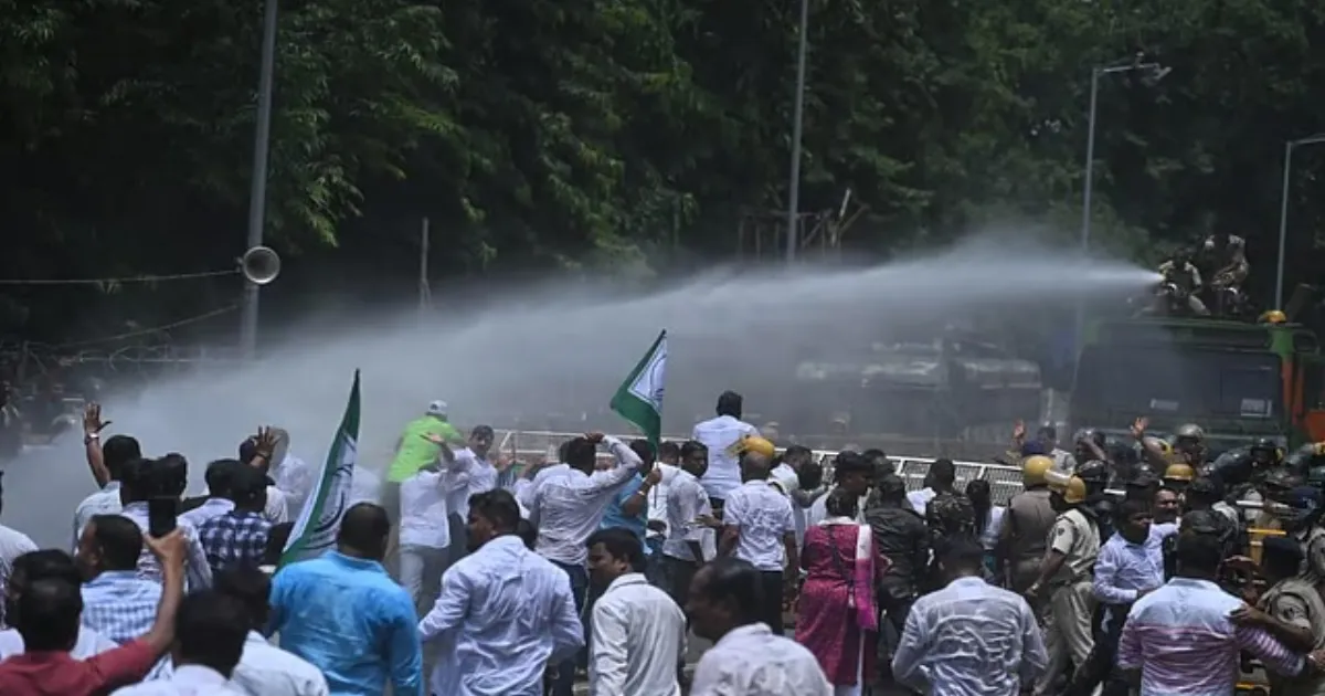 BJD’s Massive Protest Shuts Balasore, Storms Odisha Secretariat Over Student’s Death