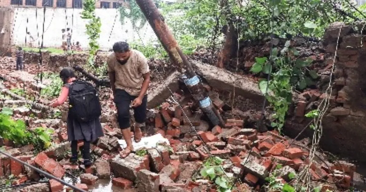 Tragedy Strikes: Jharkhand School Roof Collapses Amid Rains