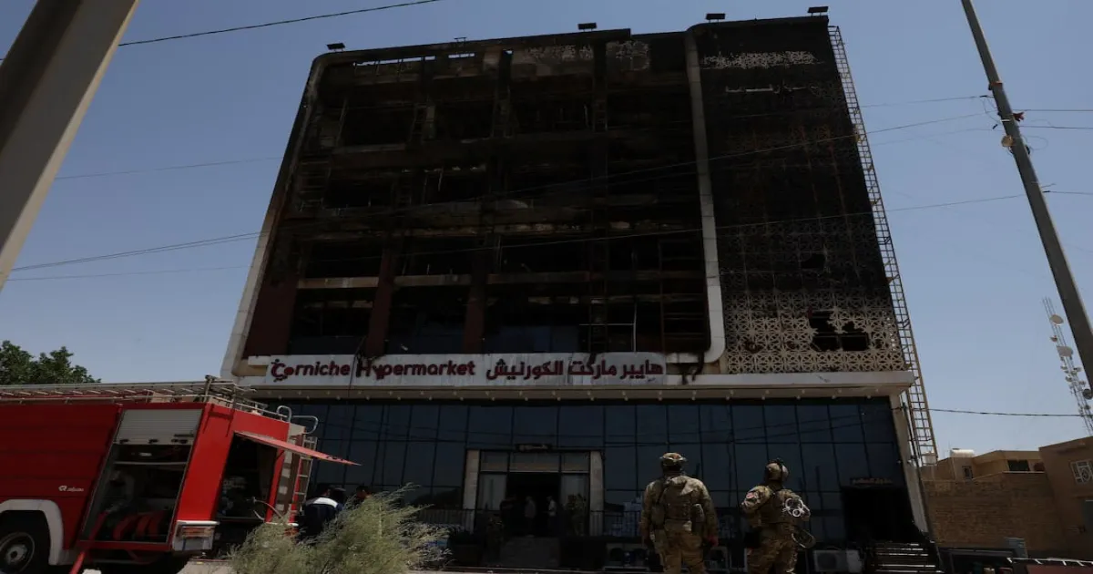 Heartbreak in Iraq: India Mourns Deadly Mall Fire with Powerful Message of Solidarity!