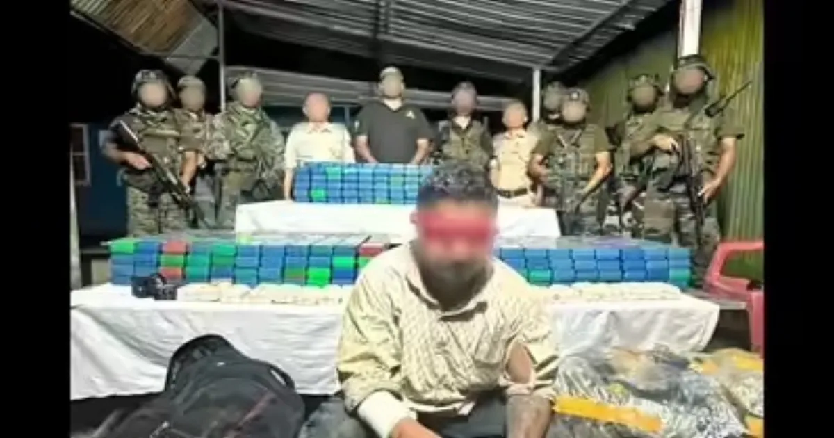 Massive ₹76 Crore Drug Haul Seized in Manipur’s Jiribam