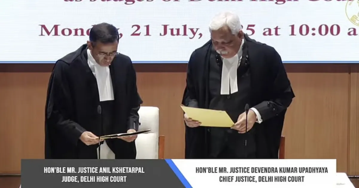 Six New Judges Sworn In at Delhi High Court, Strength Rises to 40