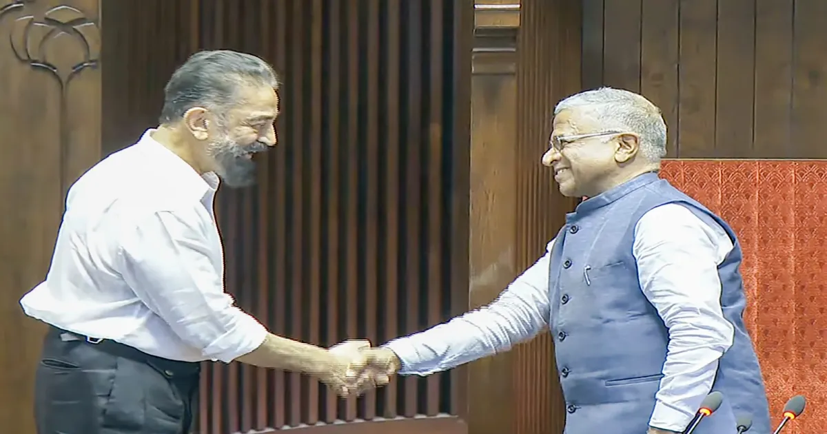 Kamal Haasan Sworn in as Rajya Sabha MP