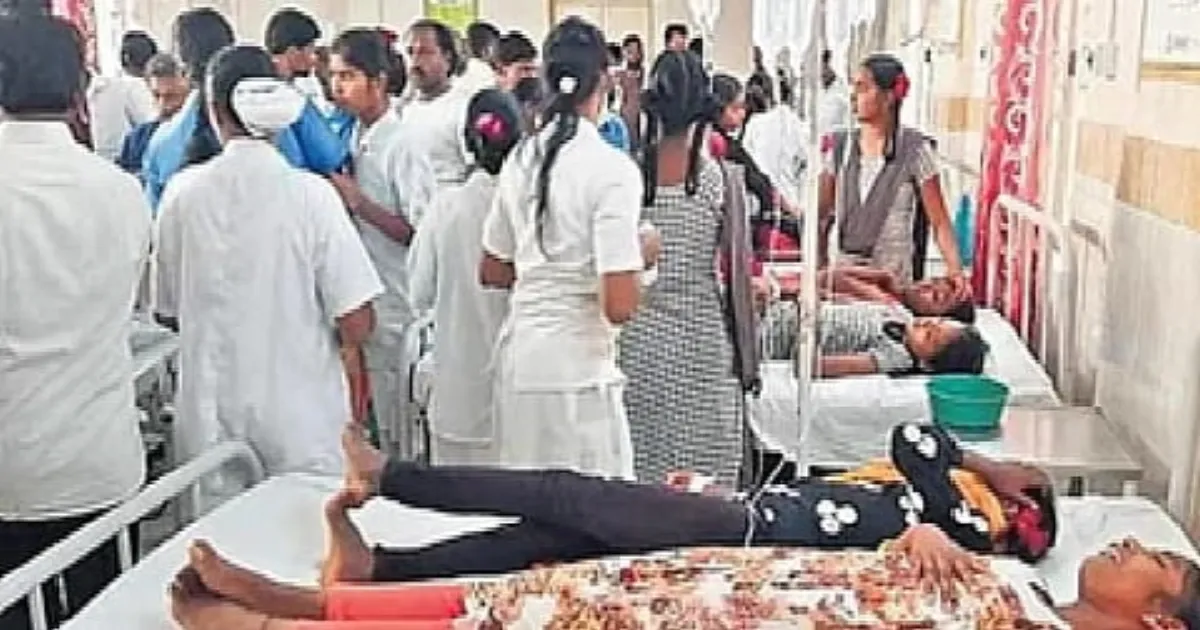 Shocking Food Poisoning Scandal: Over 60 Students Hospitalized After Dinner at Telangana School!