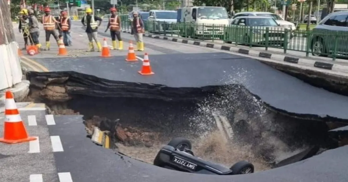 Heroic Rescue: Indian Foreman Saves Woman from Singapore Sinkhole