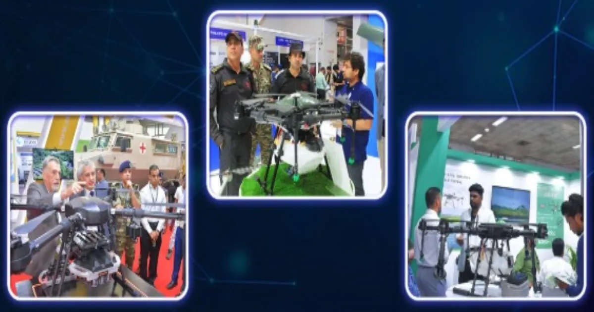 Global Drone Frenzy Hits Delhi: 300+ Firms Unleash Mind-Blowing Tech at International Expo!