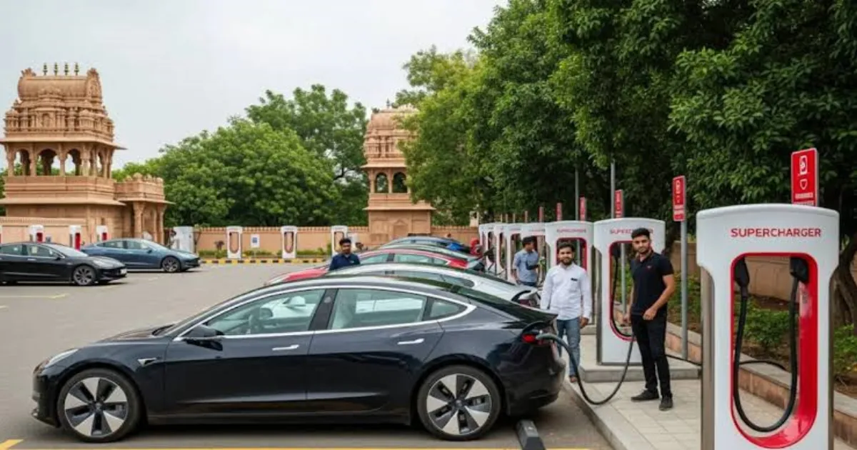Tesla’s Supercharging Network to Electrify Delhi, Mumbai, Bengaluru by September! 