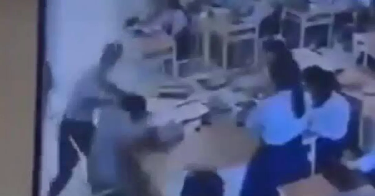 Shocking Viral Video: Thai Student Brutally Attacks Teacher Over Exam Marks