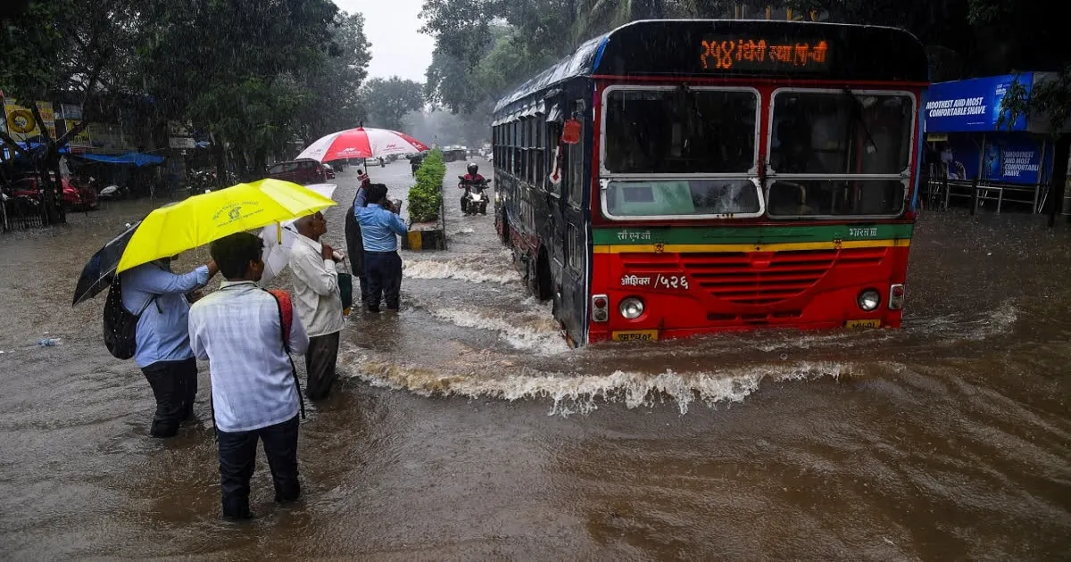 Mumbai Submerged: Torrential Downpours Bring City to a Standstill