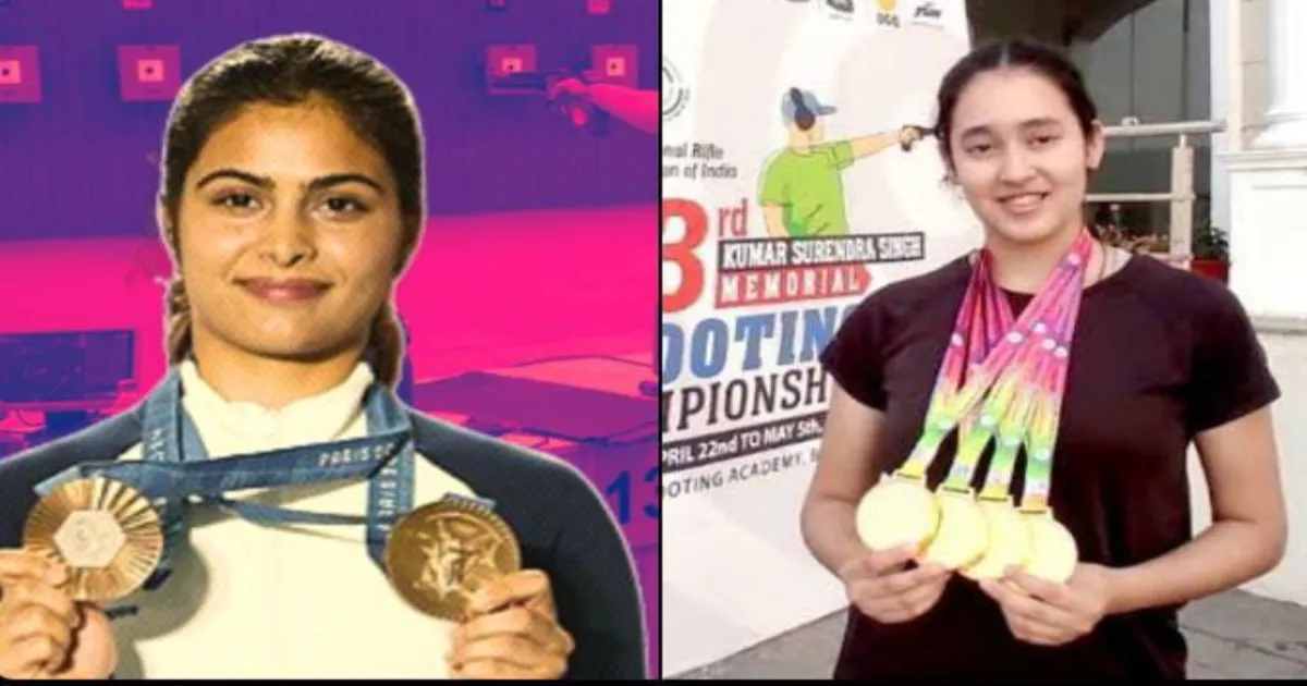 manu-bhaker-bronze-rashmika-sahgal-double-gold-at-asian