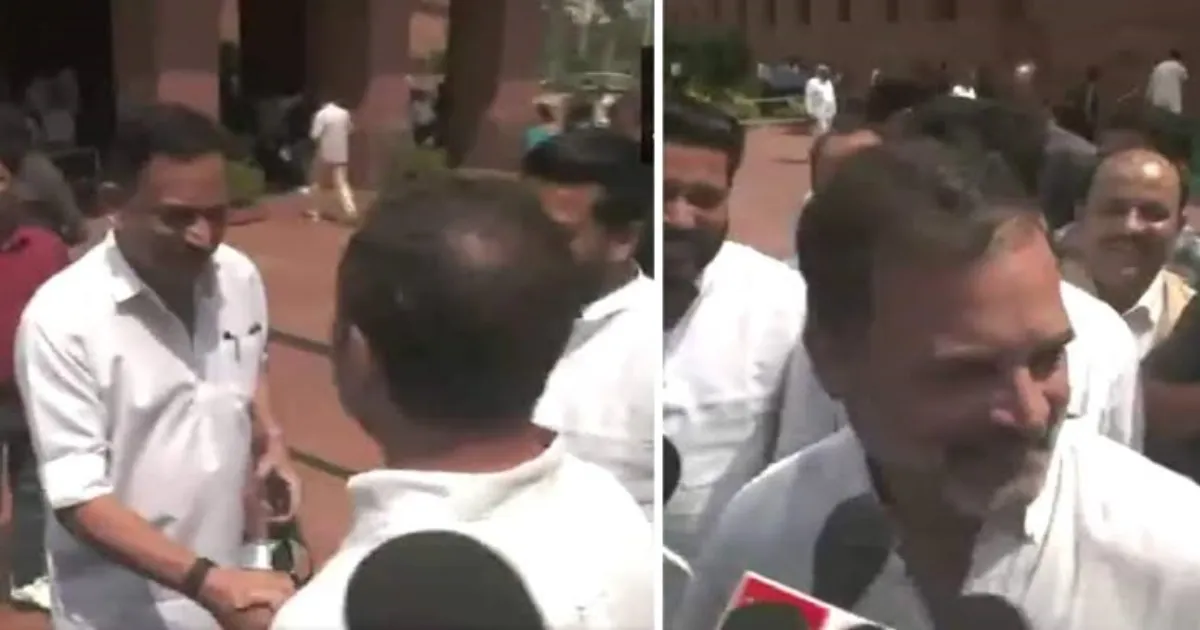 Rahul Gandhi’s Surprise Handshake with BJP MP Breaks the Internet!