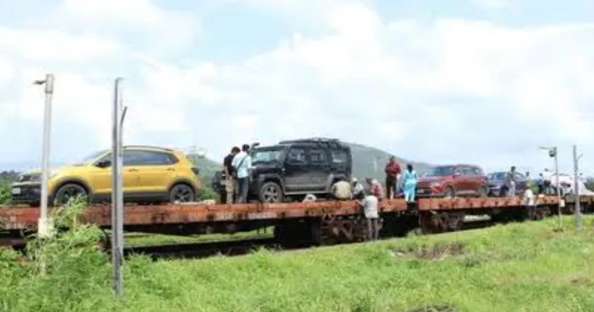 India’s First Car Train Launched Just in Time for Ganpati!