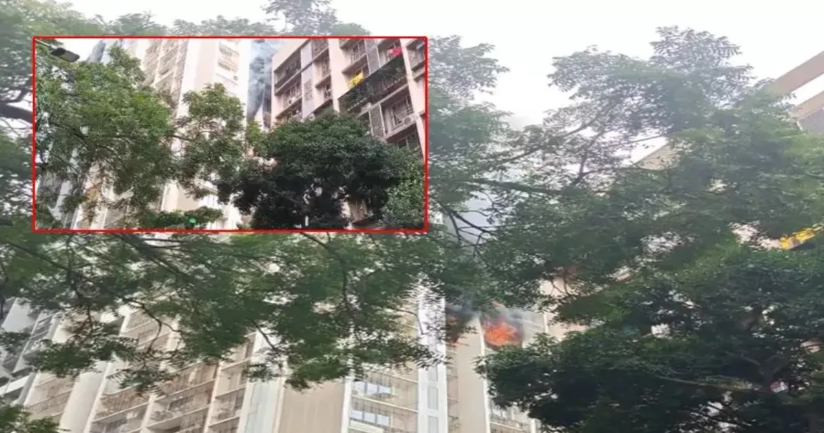 Fire Engulfs Mumbai High-Rise, No Injuries Reported